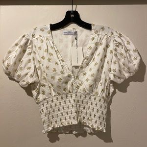 Faithfull the Brand Alba Crop Top in Cairo Floral